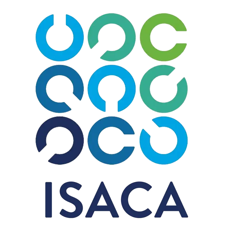 In partnership with ISACA logo